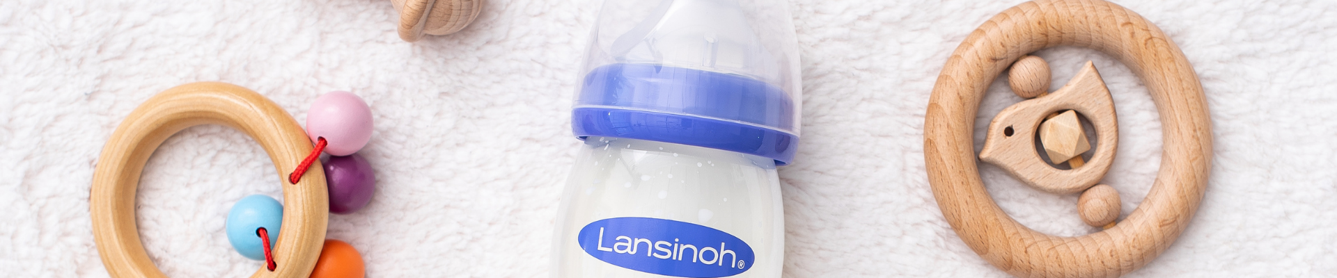 Lansinoh - Biberons en Verre avec tétine Natural Wave® spécial allaitement