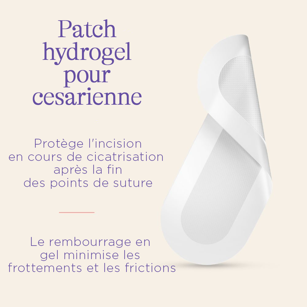 MELICARE Patch Médical Siliconé pour Cicatrices de Césarienne