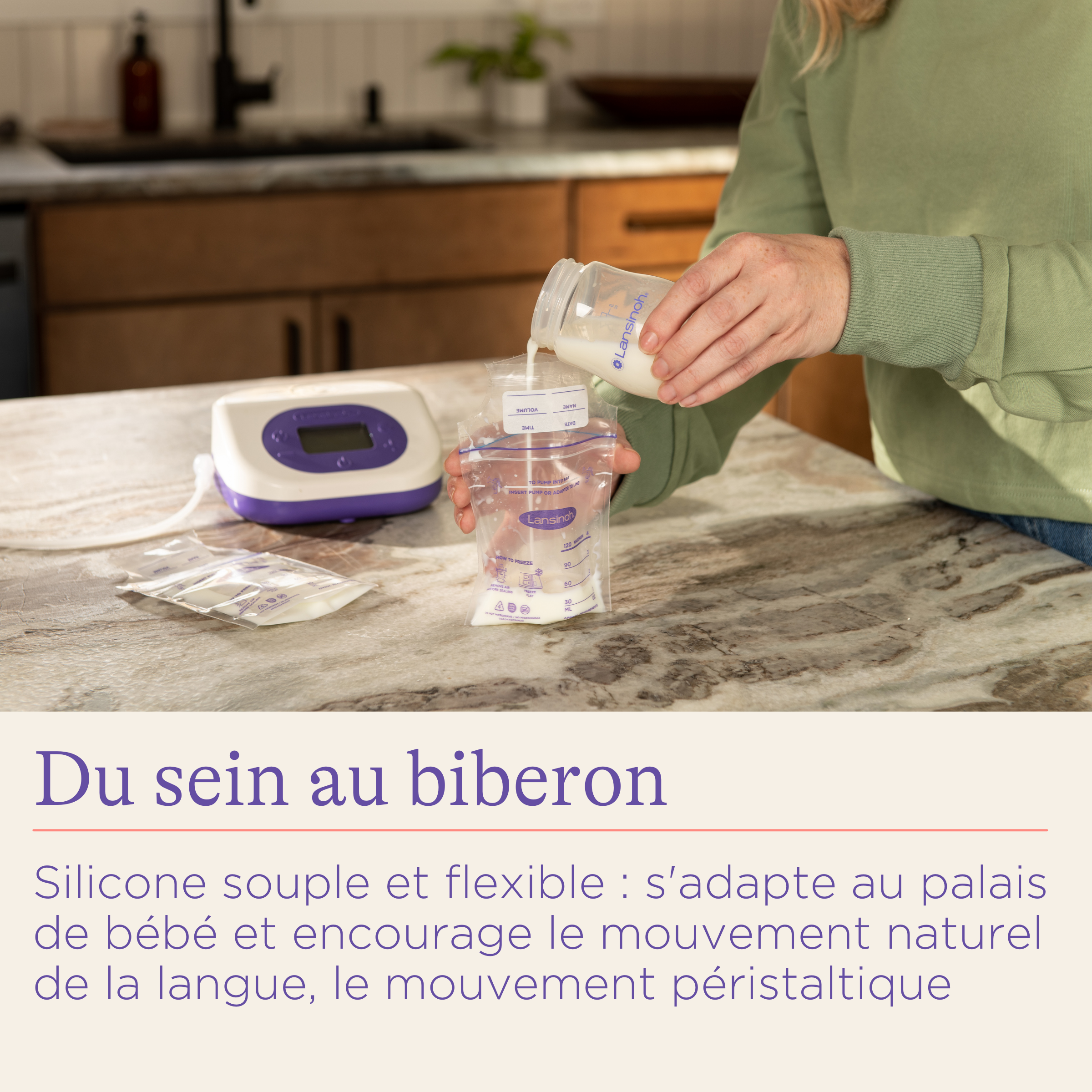 Biberon 1er âge 240 ml de Lansinoh, Biberons PP (polypropylène) : Aubert  Belgique