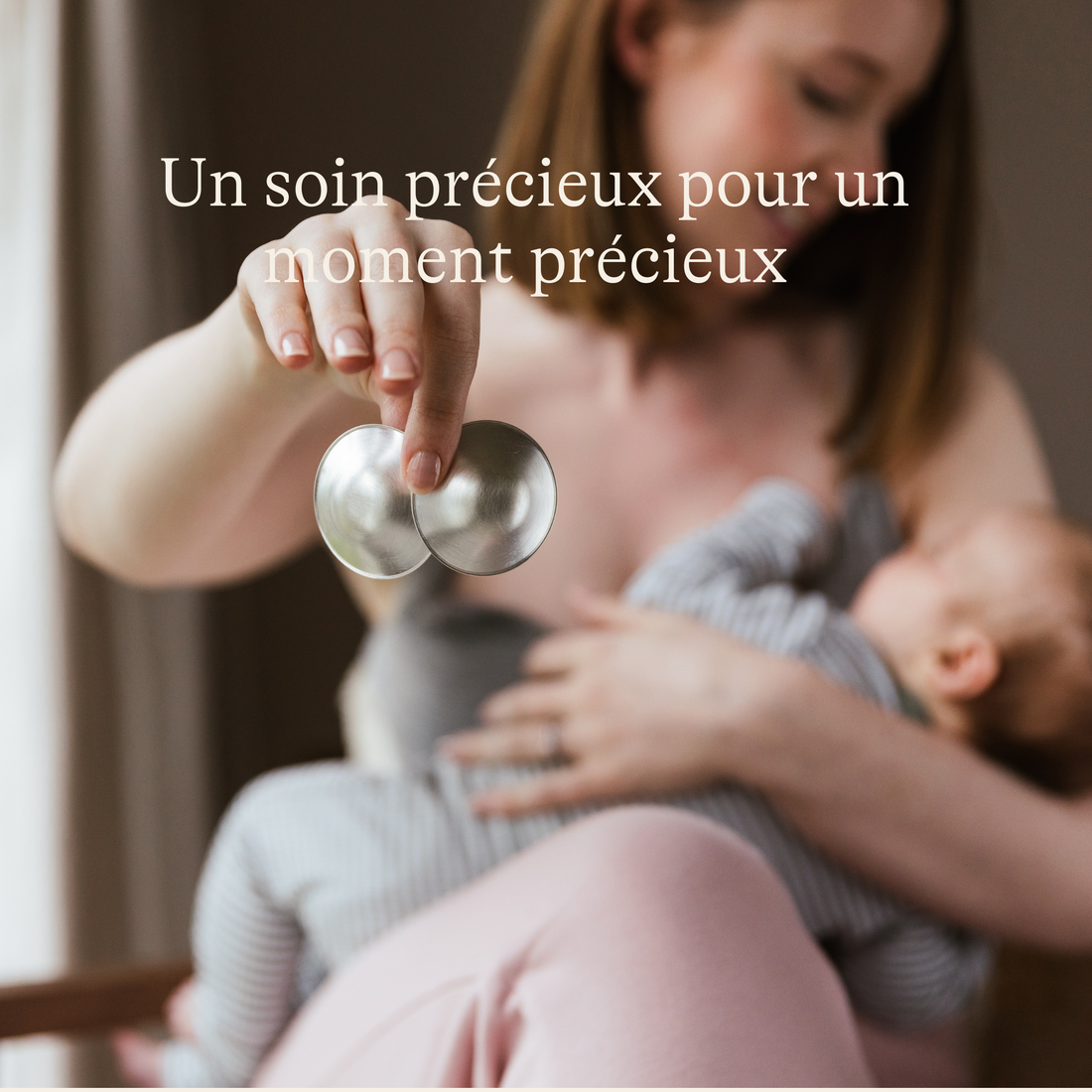 Coupelles d’allaitement en argent