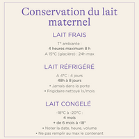 Pots de conservation de lait maternel lansinoh-fr