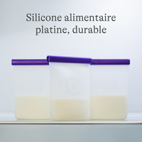 Sachets de conservation de lait maternel en silicone