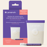 Sachets de conservation de lait maternel en silicone