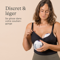 Tire-lait mains libres Lansinoh – compact, nomade, portable, électrique, sans fil
