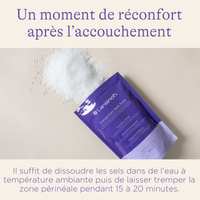 Sels de bain post-partum