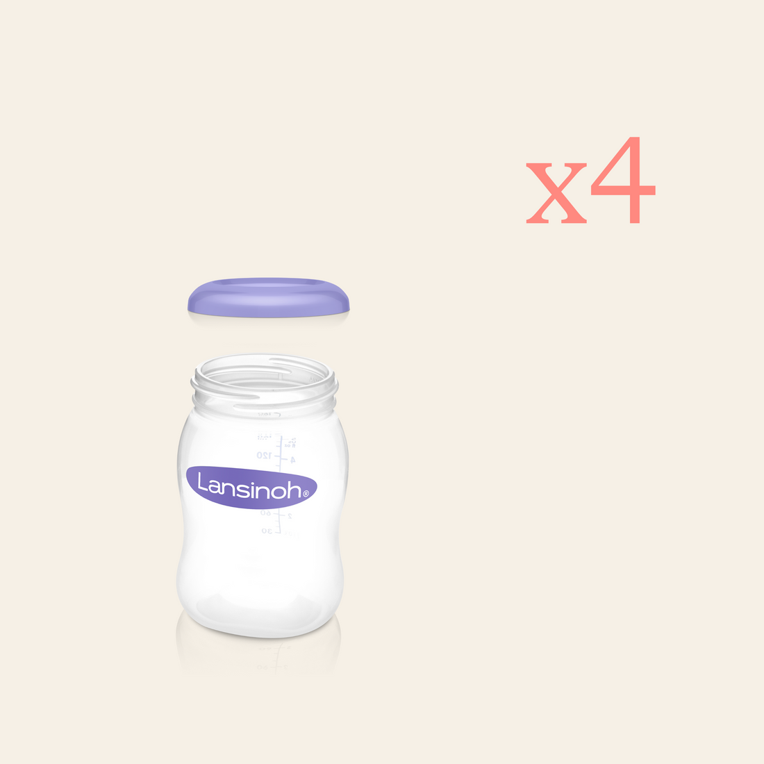 Capuchons pour biberons et pots de conservation du lait maternel lansinoh-fr