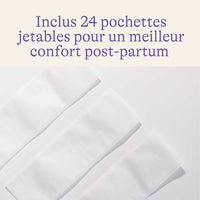 Recharges pochettes hygiéniques pour serviette post accouchement apaisante - chaude / froide