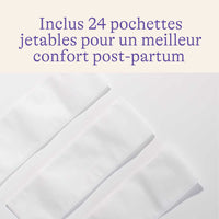 Recharges pochettes hygiéniques pour serviette post accouchement apaisante - chaude / froide lansinoh-fr