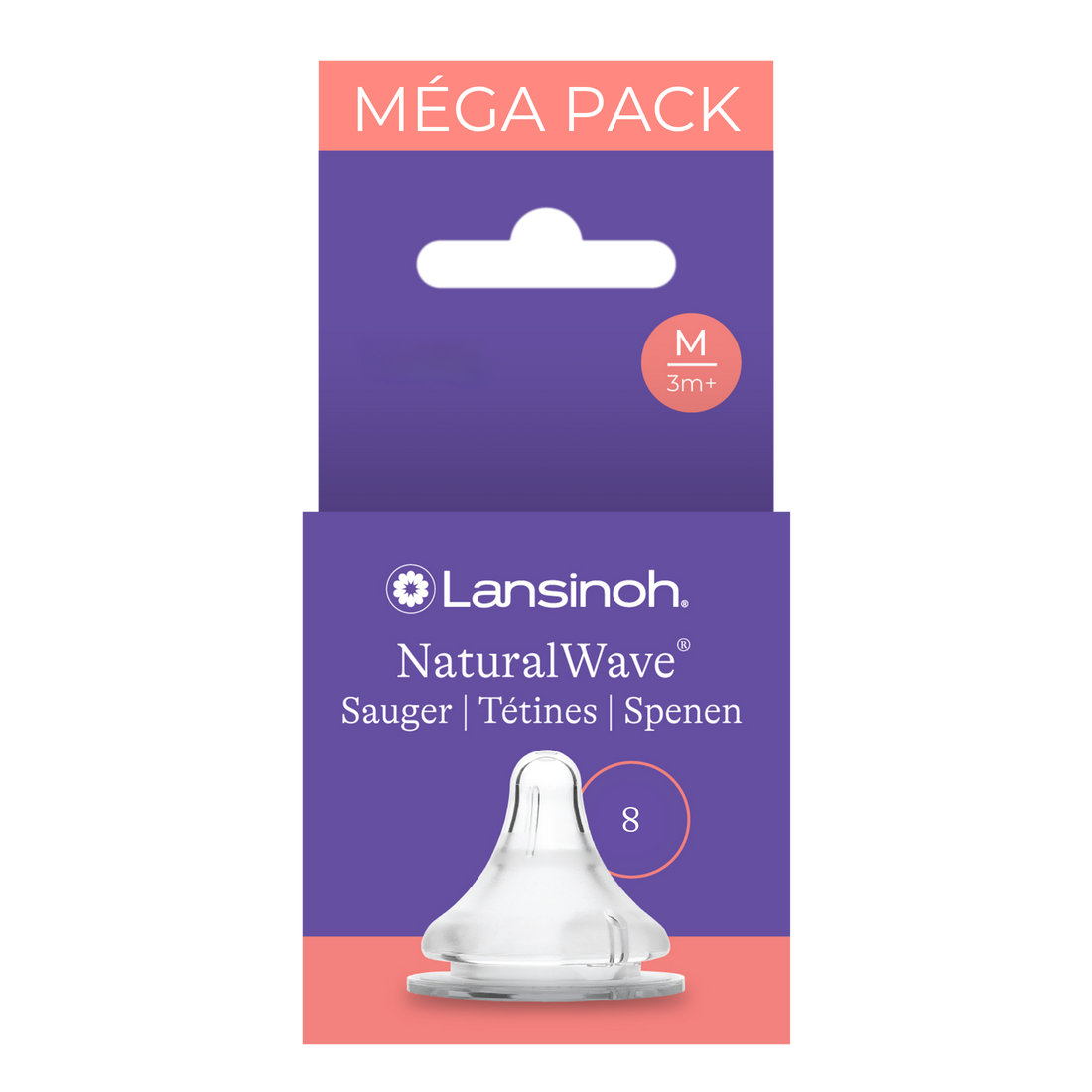 Tétines NaturalWave® pour bébé allaité