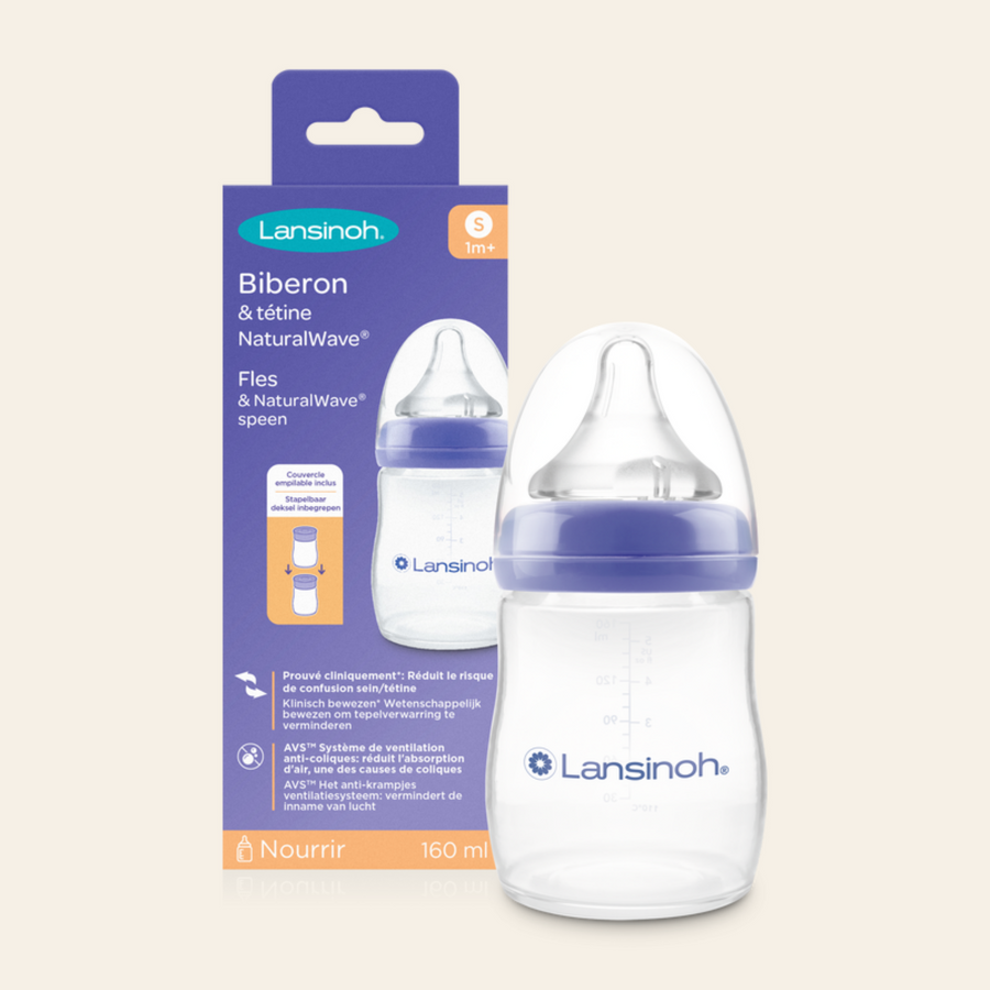 Lansinoh NaturalWave® Biberon en verre avec tétine 160 ml - Redcare  Pharmacie