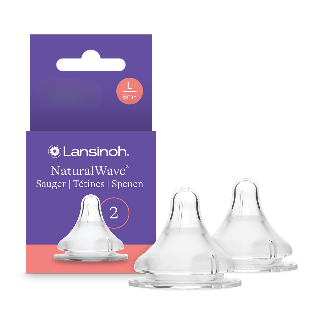 Tétines NaturalWave® pour bébé allaité