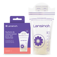 Sachets de conservation de lait maternel
