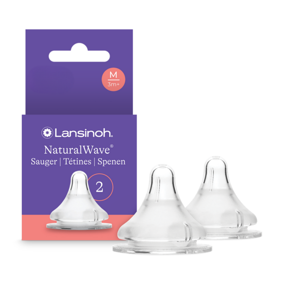 Tétines NaturalWave® pour bébé allaité