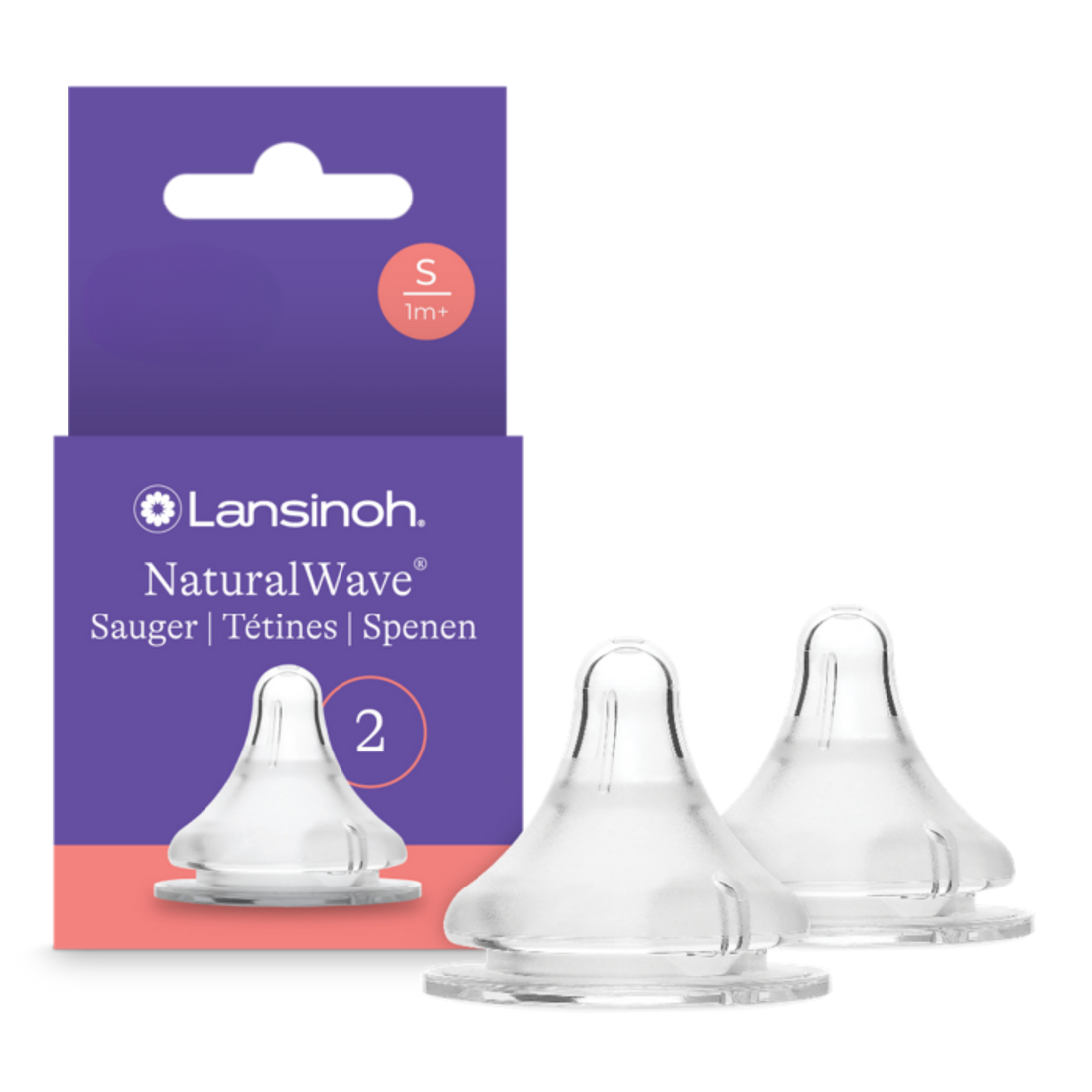 Tétines NaturalWave® pour bébé allaité