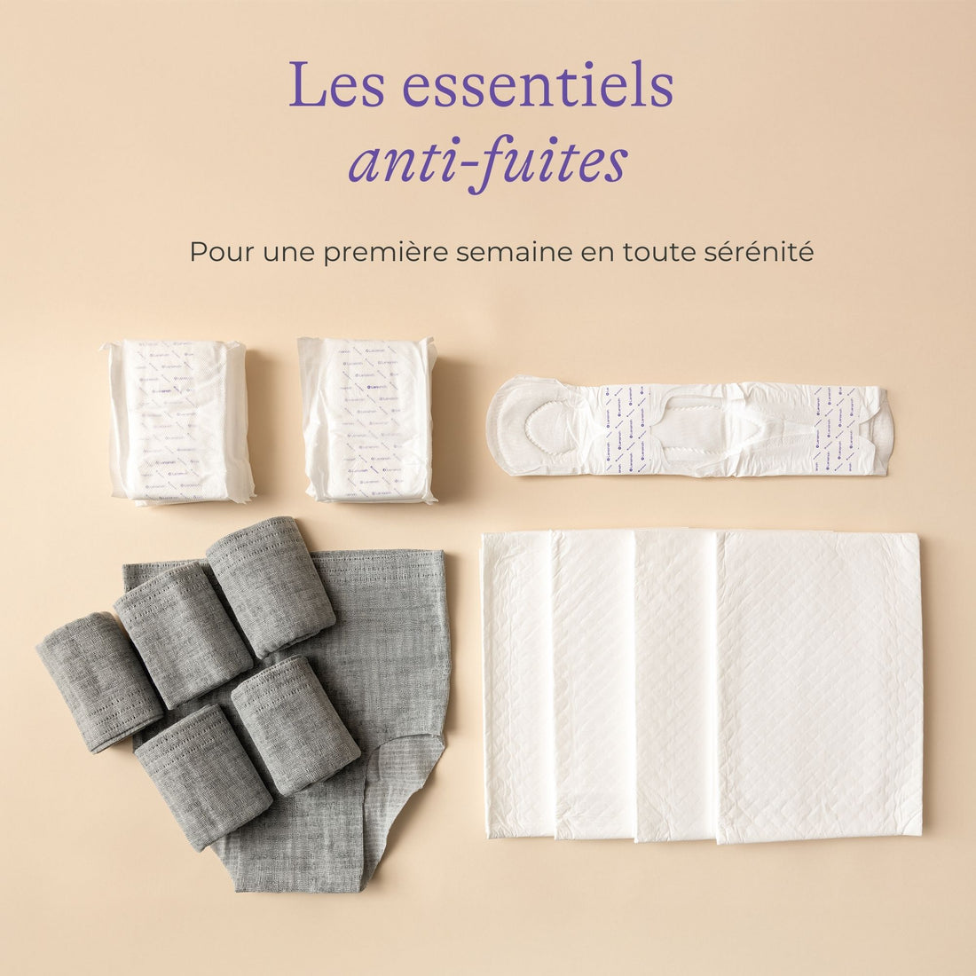 Kit anti-fuite post-partum