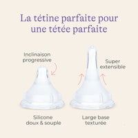 Biberons 60 ml NaturalWave® x4 – Nouveau-né – Lansinoh