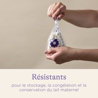 Sachets de conservation de lait maternel