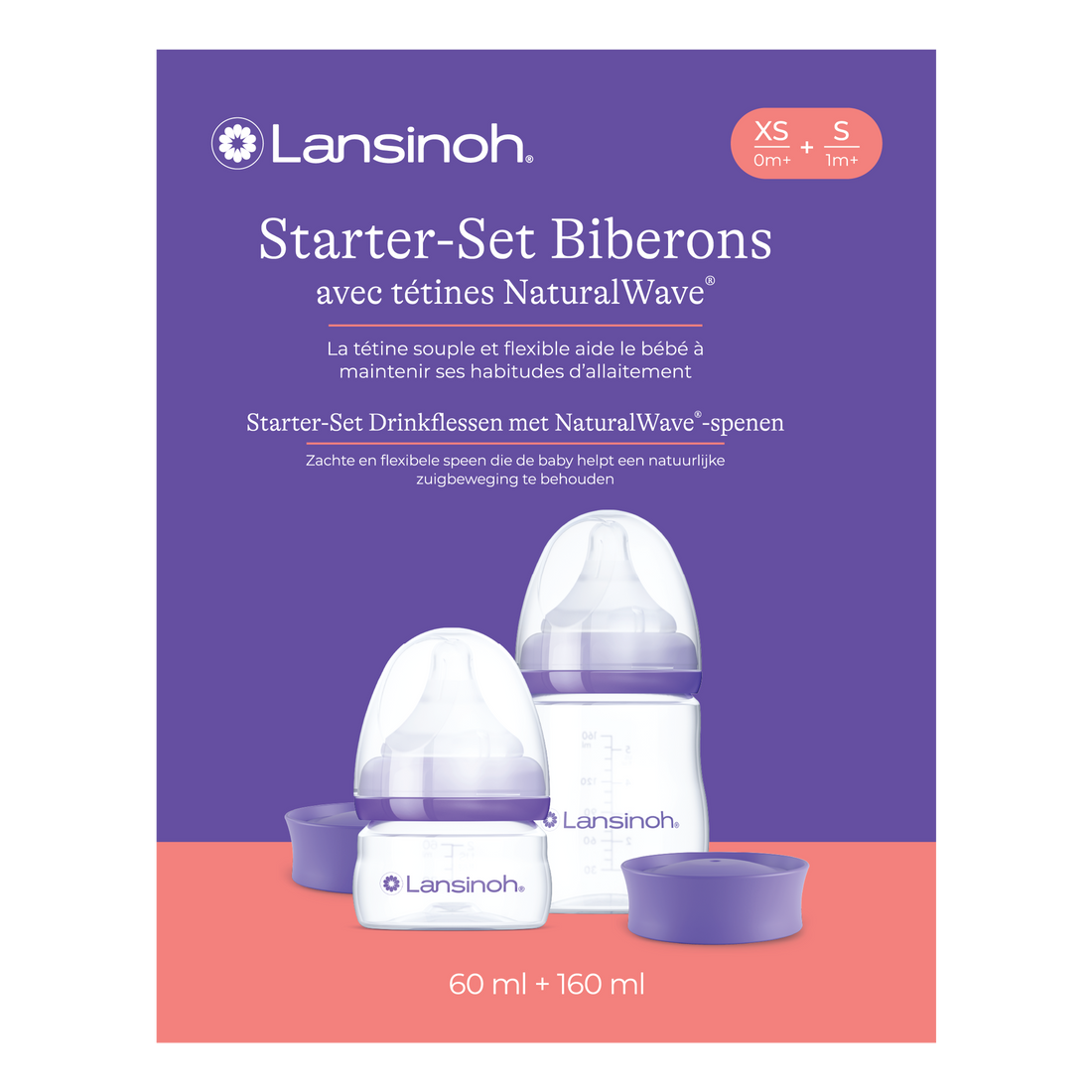Starter Set Nouveau-né Biberons & Tétines NaturalWave®