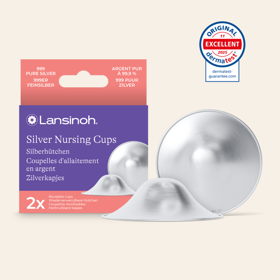 Coupelles d’allaitement en argent