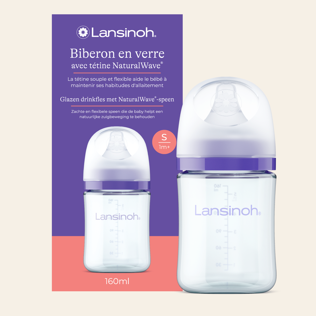 Biberons en Verre & tétines NaturalWave®