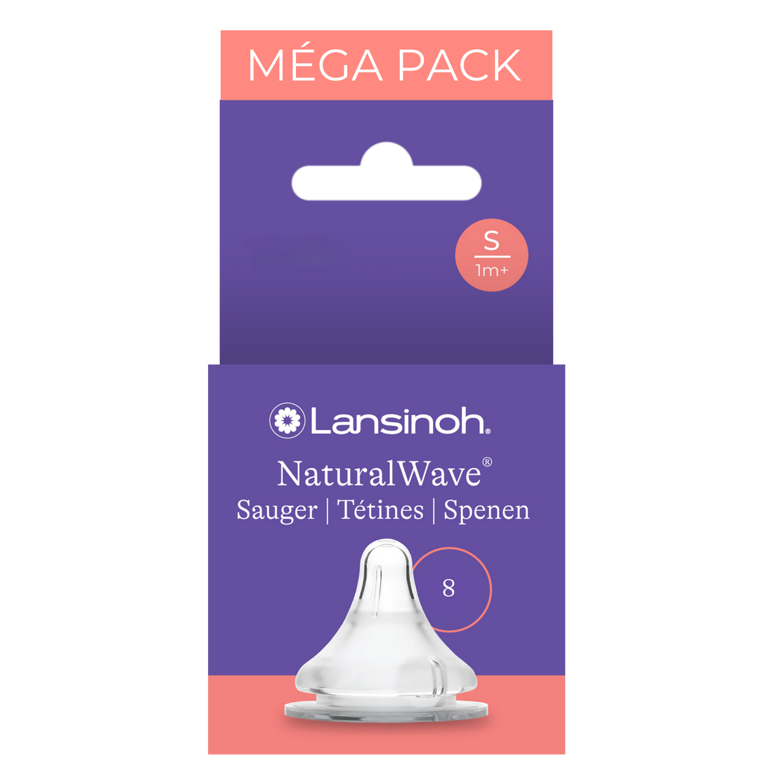 Tétines NaturalWave® pour bébé allaité