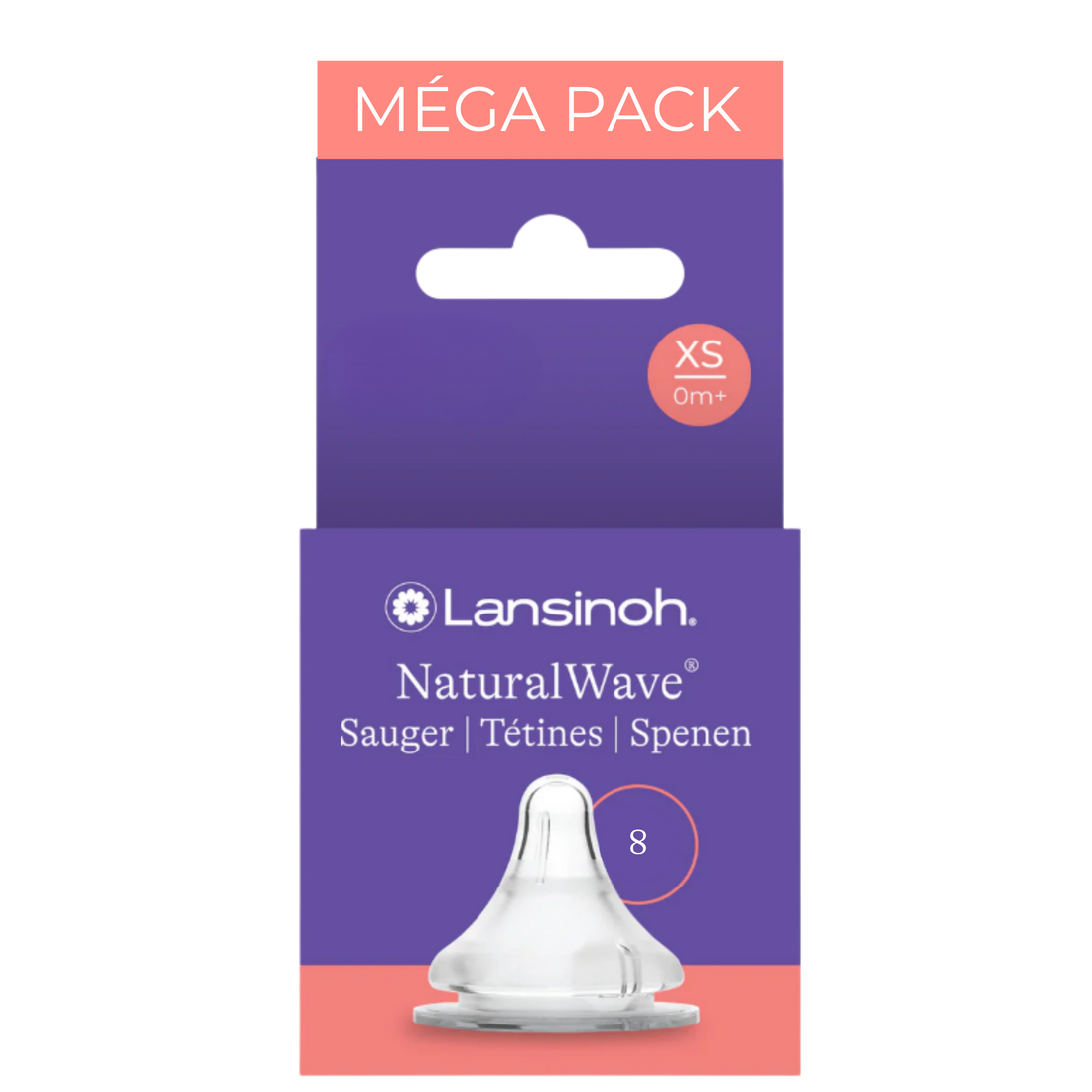 Tétines NaturalWave® pour bébé allaité