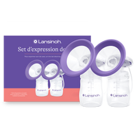 Sets d’expression simple / double – pour tire-lait Lansinoh