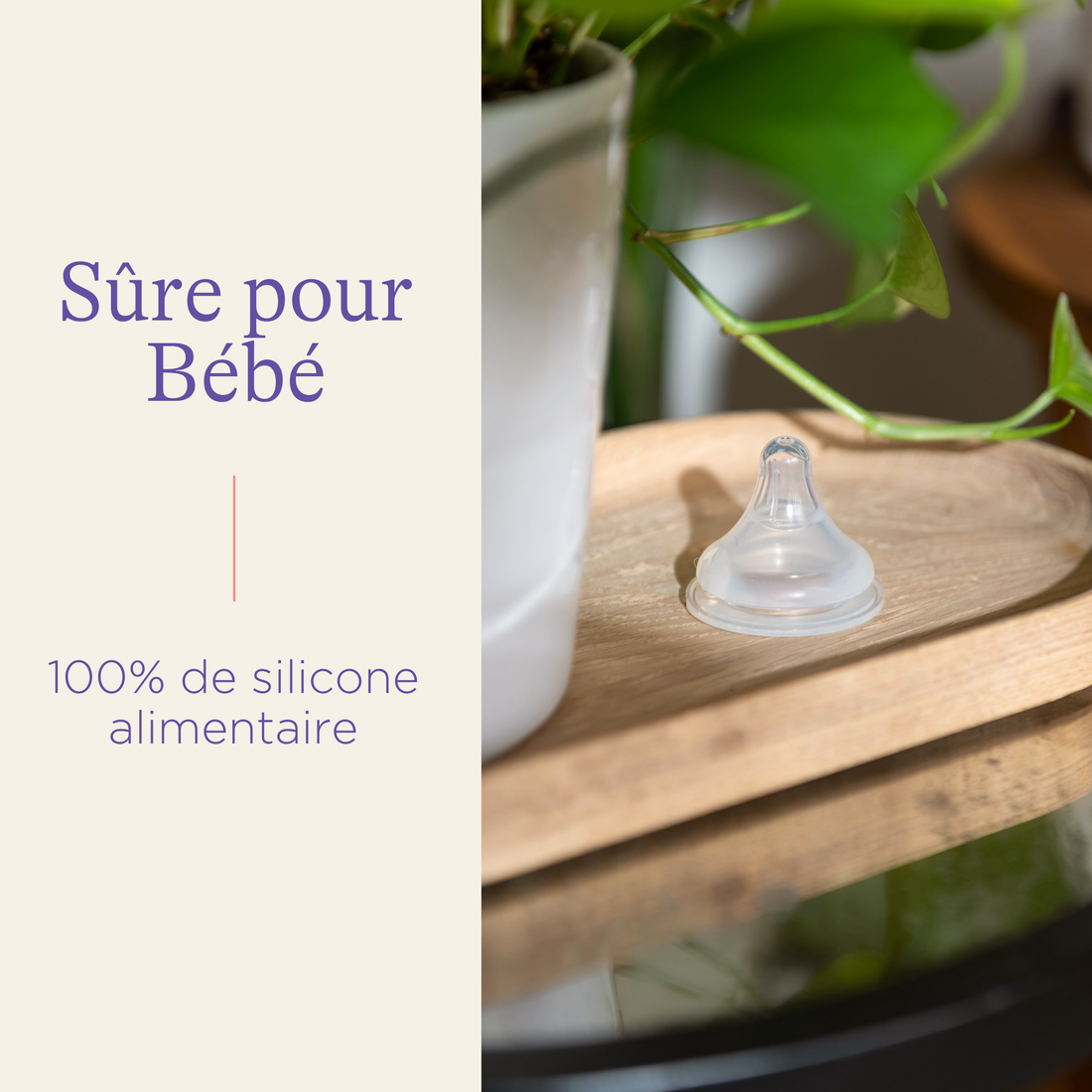 Tétines NaturalWave® pour bébé allaité