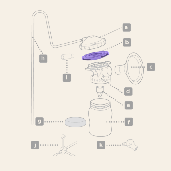Diaphragme de remplacement pour Tire-Lait Smartpump