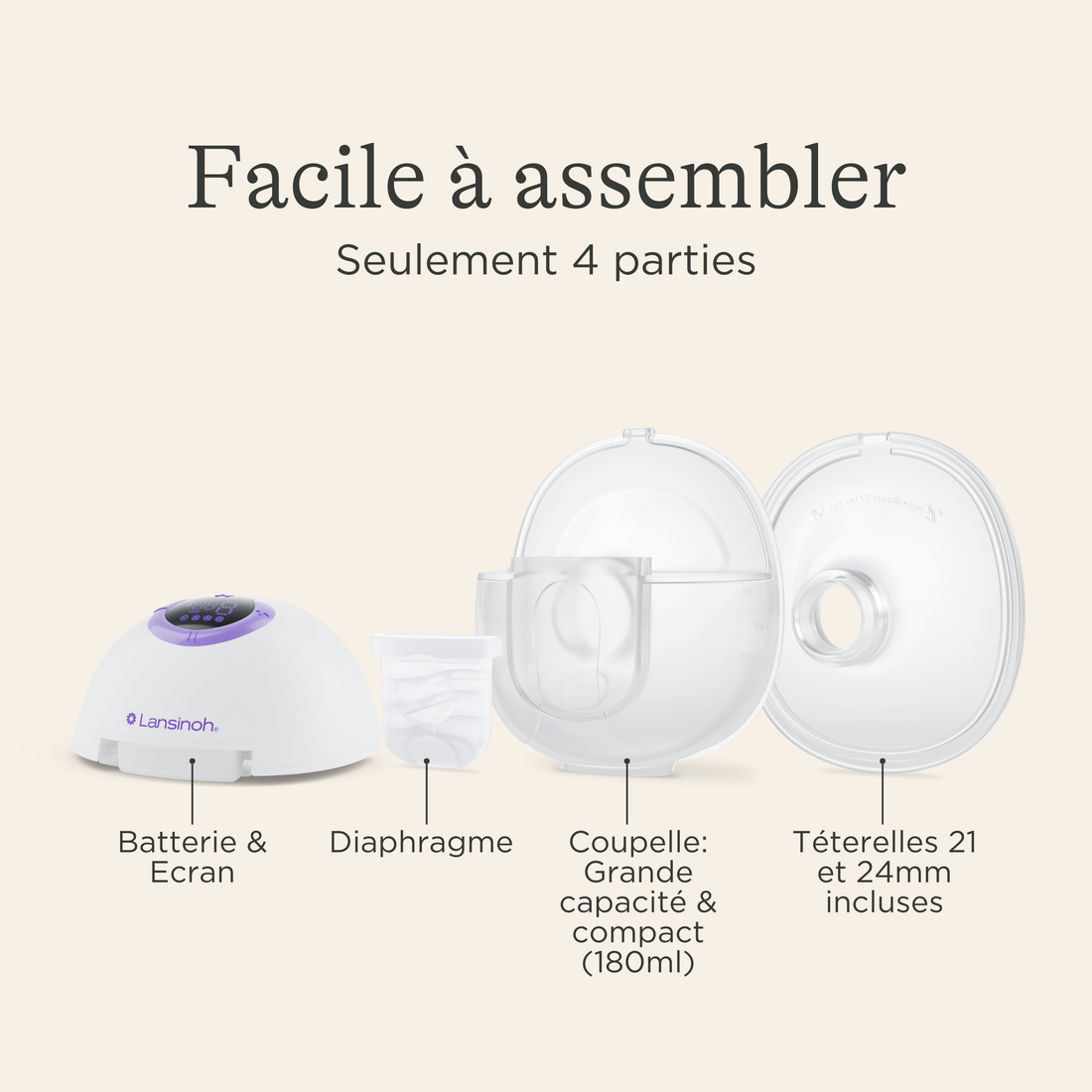 Pack expression et conservation du lait maternel