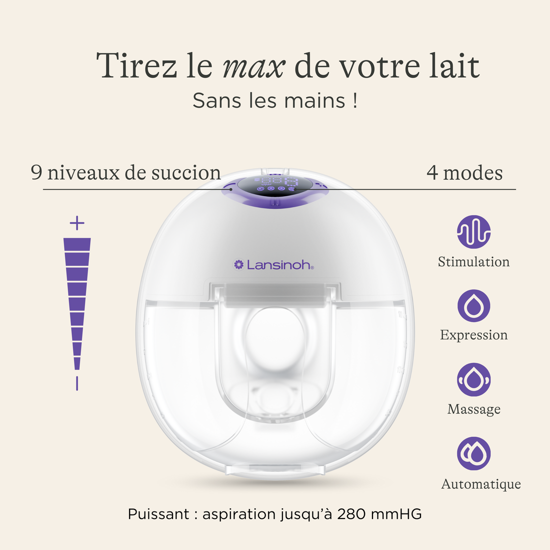 Pack expression et conservation du lait maternel