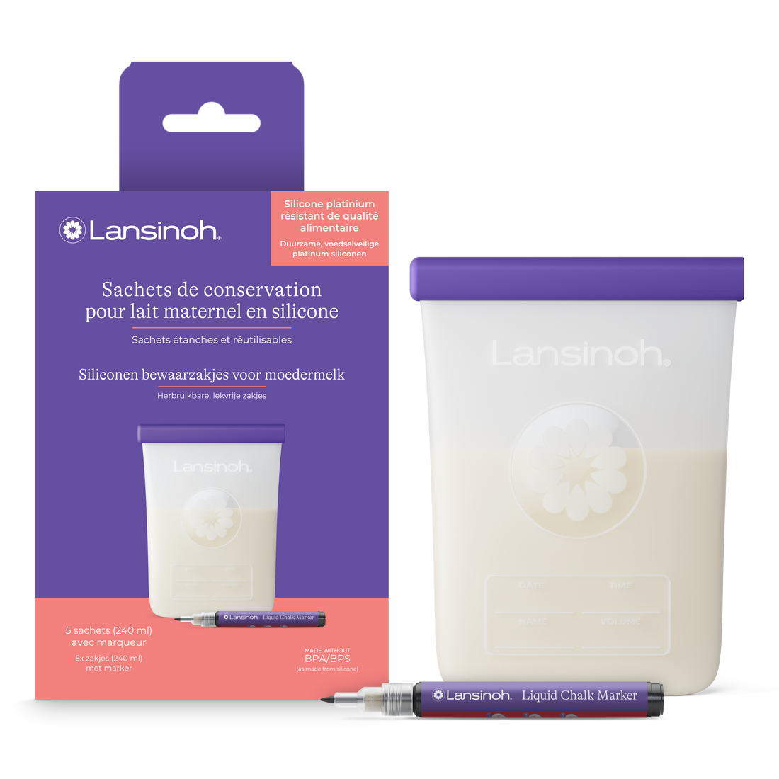 Pack expression et conservation du lait maternel