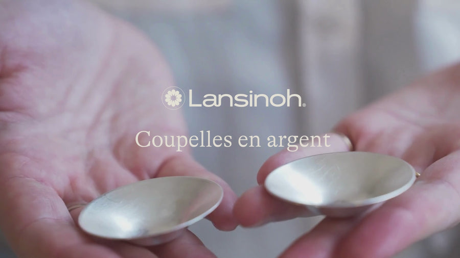 Coupelles d’allaitement en argent