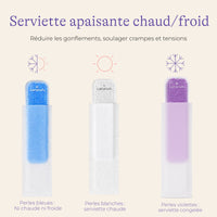 Serviette Post-Accouchement Apaisante Chaude / Froide