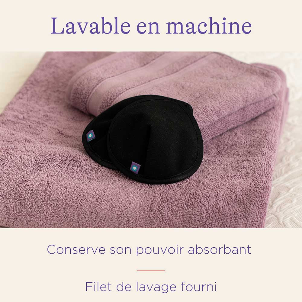 Lansinoh Coussinets d'allaitement lavables Couleurs x8 - 59434 