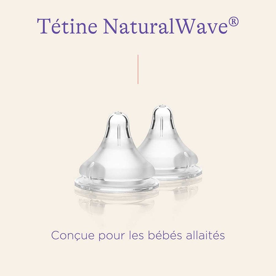 Tétines Natural Wave® spécial allaitement