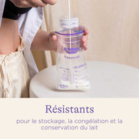 Sachet conservation lait maternel