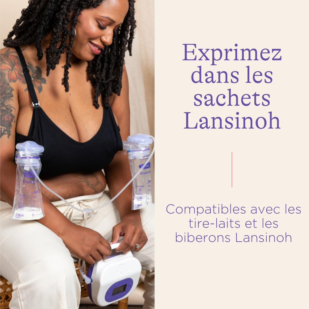 Sachets de conservation de lait maternel - Lansinoh